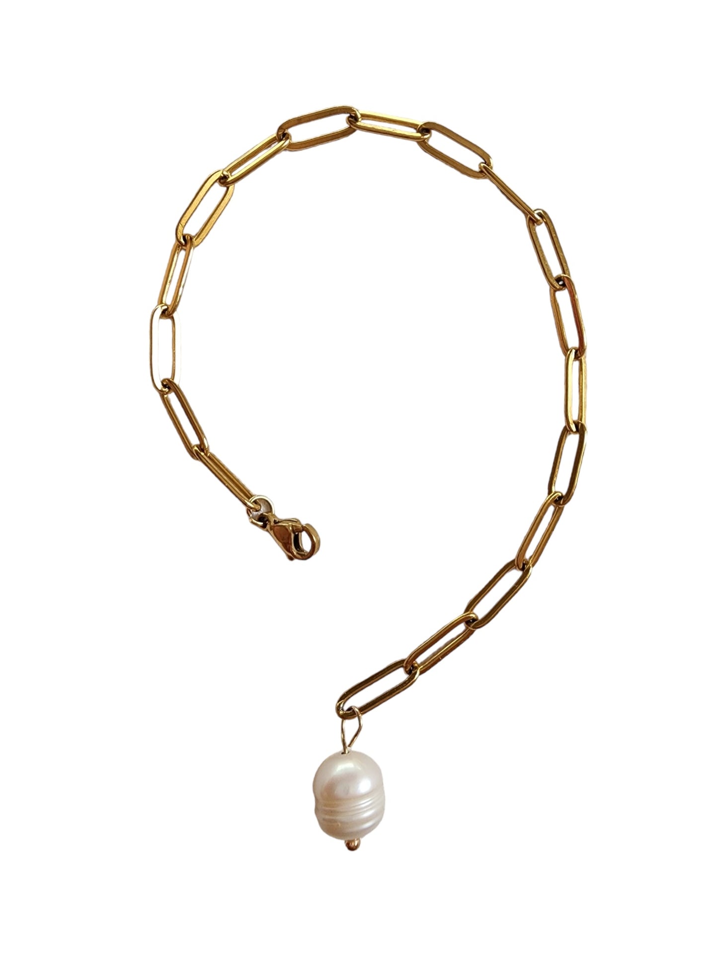 Brasalete Clip con perla