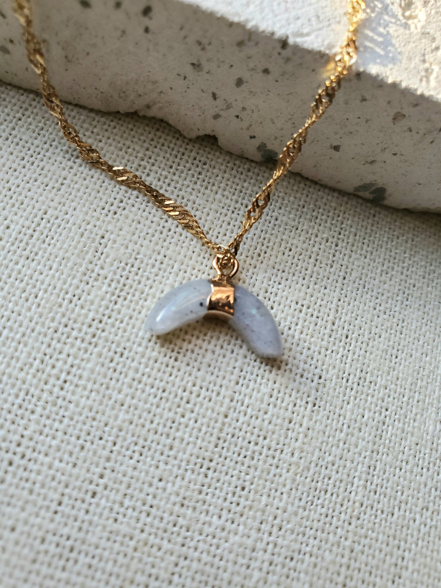 Collar Cuerno de Labradorita